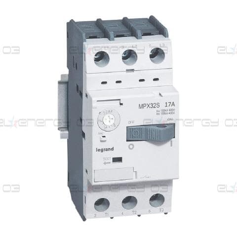 Моторна защита MPX3-32S 7.5kW TM 11-17A 20kA Legrand