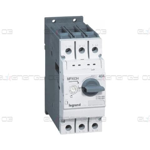 Моторна защита MPX3-63H 18.5kW TM 28-40A 50kA Legrand