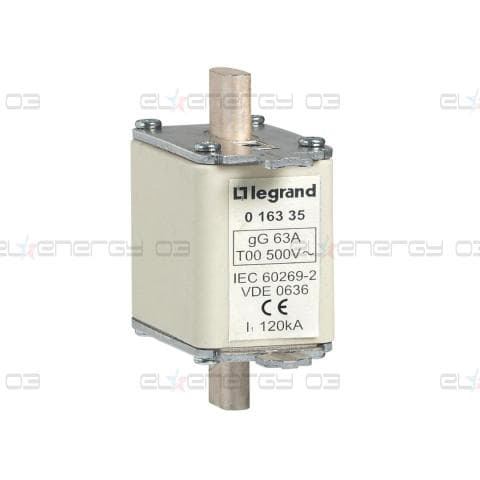 Стопяем ножов предпазител тип gG 63А размер 00 Legrand