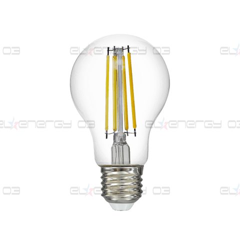 LED filament лампа крушка A60, 10W, E27, 4000K, 220-240V AC, неутрална светлина