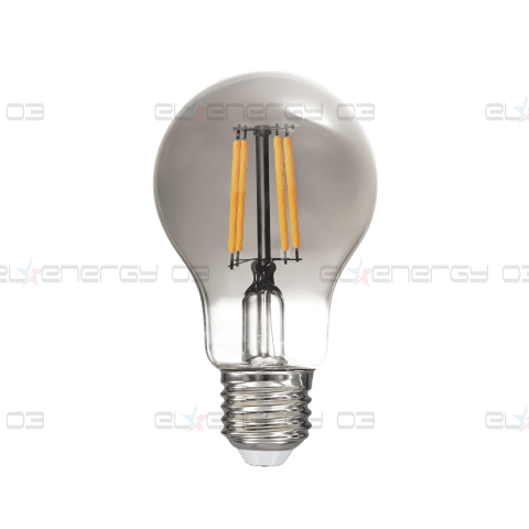 LED filament лампа крушка опушен, A60, 5W, E27, 1800K, 220-240V AC, амбър