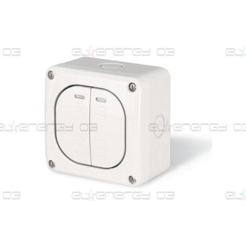 Сериен ключ 20A за открит монтаж IP 66, серия Protecta, Scame