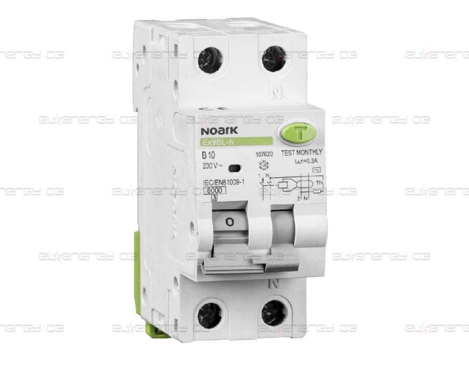 Комбинирани Дефектнотокови защити Ex9BL-N 1P+N B6 30mA