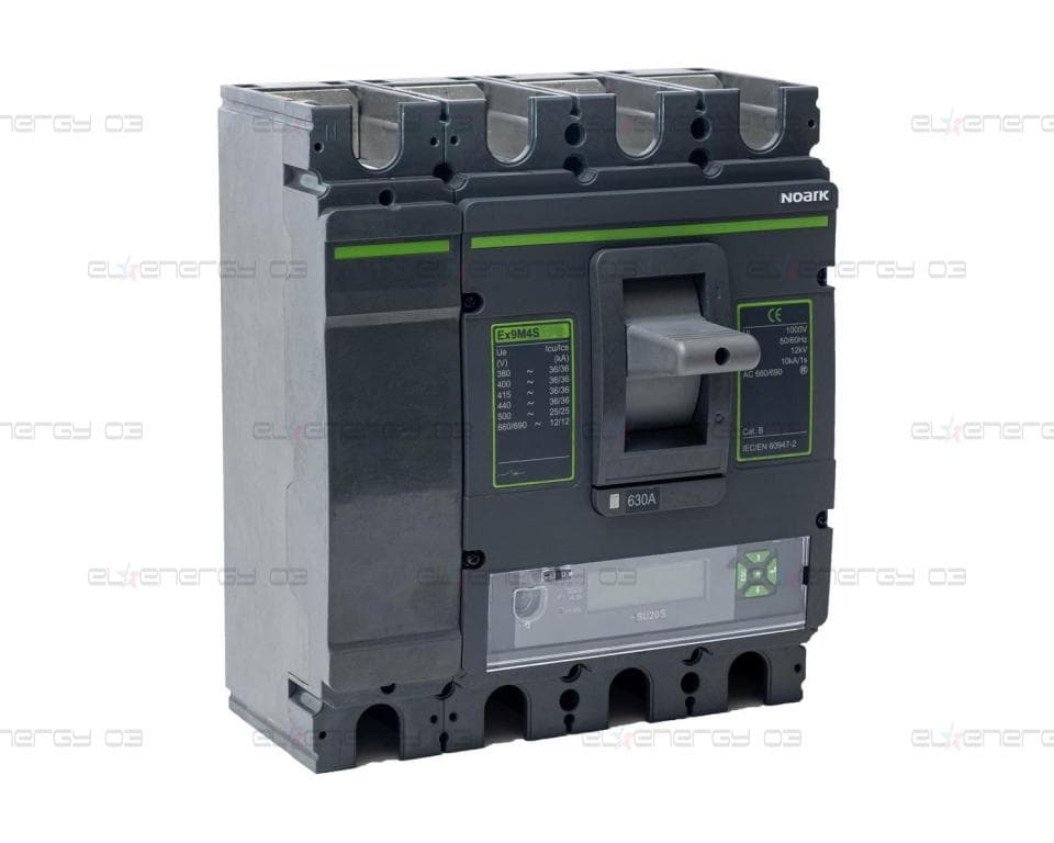 Прекъсвач с лят корпус Ex9M4S SU20S 630 4P4T EU с електронна защита (LCD)