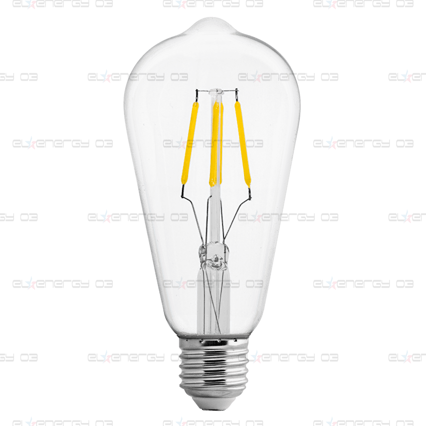 LED FILAMENT ЛАМПА КРУШКА, ДИМИРАЩА, 4W, E27, 4200K, 220-240V AC, НЕУТРАЛНА СВЕТЛИНА