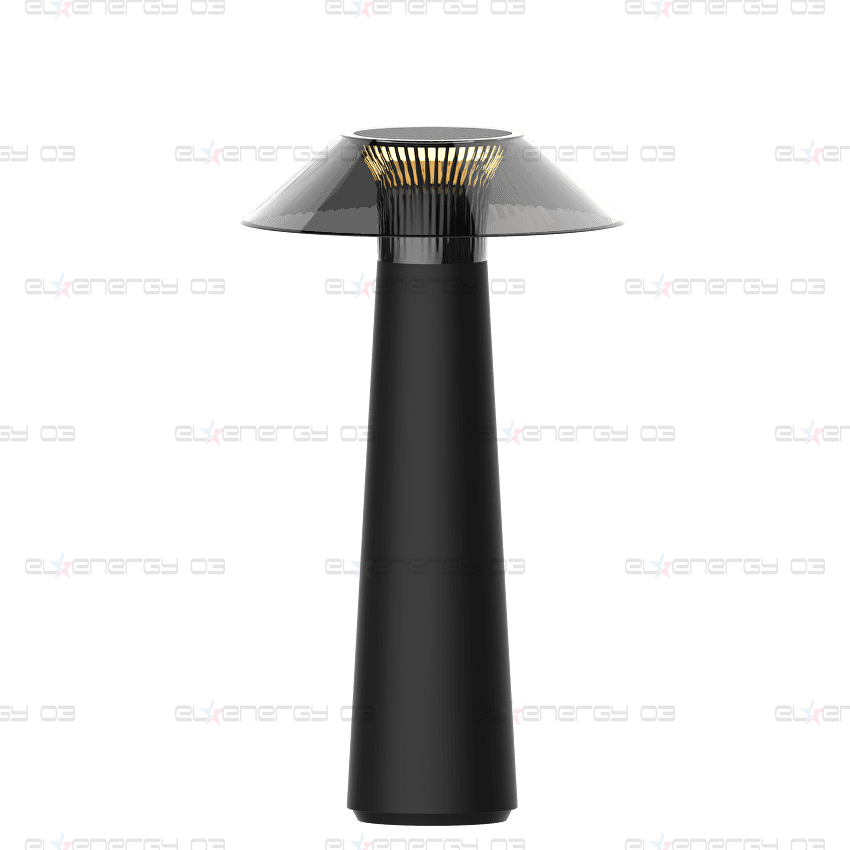 LED ДИМИРАЩА ПРЕЗАРЕЖДАЕМА НАСТОЛНА ЛАМПА 1.6W, 3000K, IP44, ЧЕРНА
