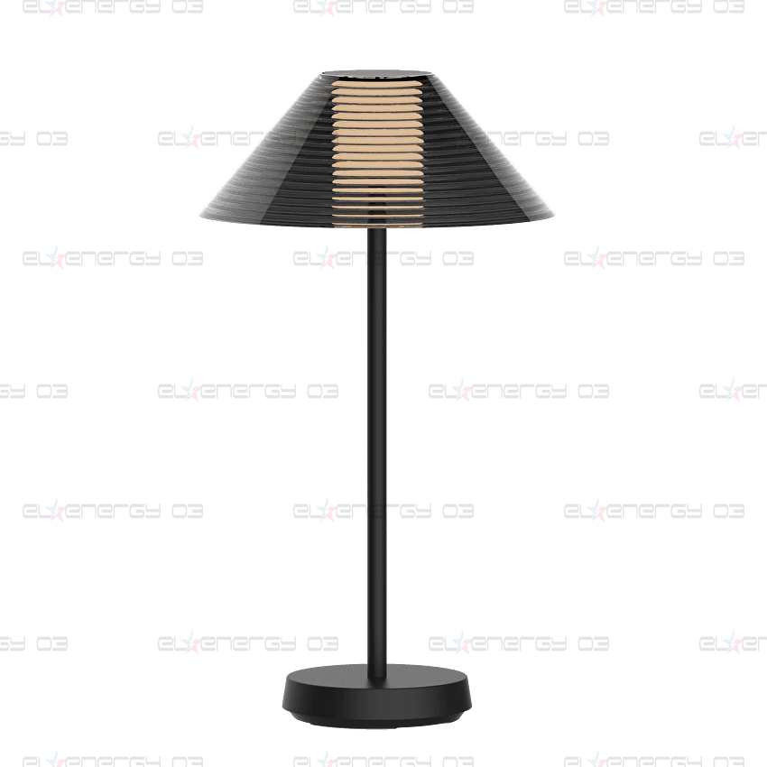 LED ДИМИРАЩА ПРЕЗАРЕЖДАЕМА НАСТОЛНА ЛАМПА 1.5W, 3000K, IP44, ЧЕРНА