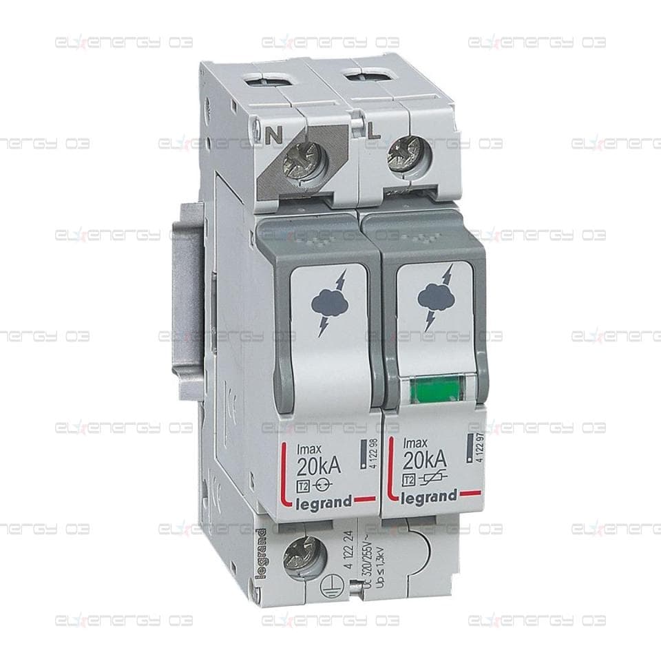 Катоден отводител тип 2 SPD 20kA 320V 1P+N L Legrand